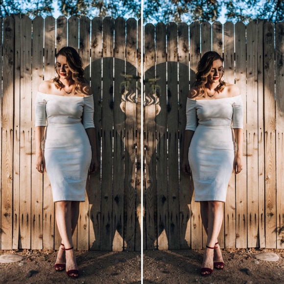 Lulus girl can’t help it ivory midi dress - Picture 3 of 8